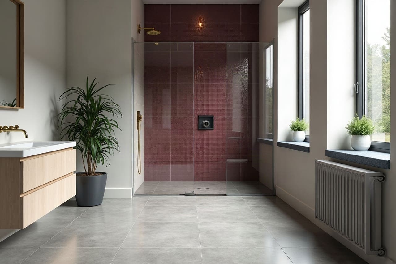 Rénovation d'un carrelage de salle d'eau dans une maison ancienne à Guesnain