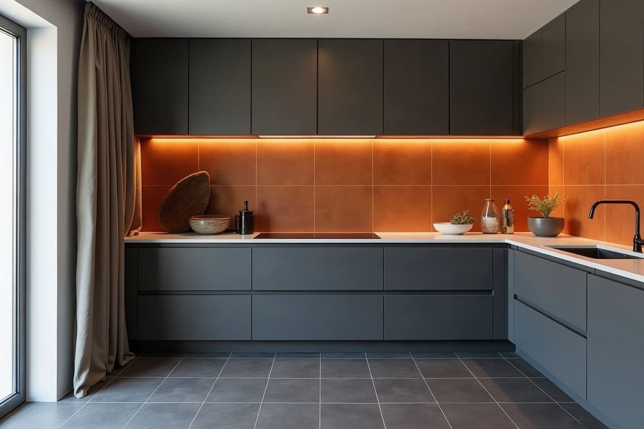 Rénovation d'un carrelage de cuisine dans une maison de Lallaing