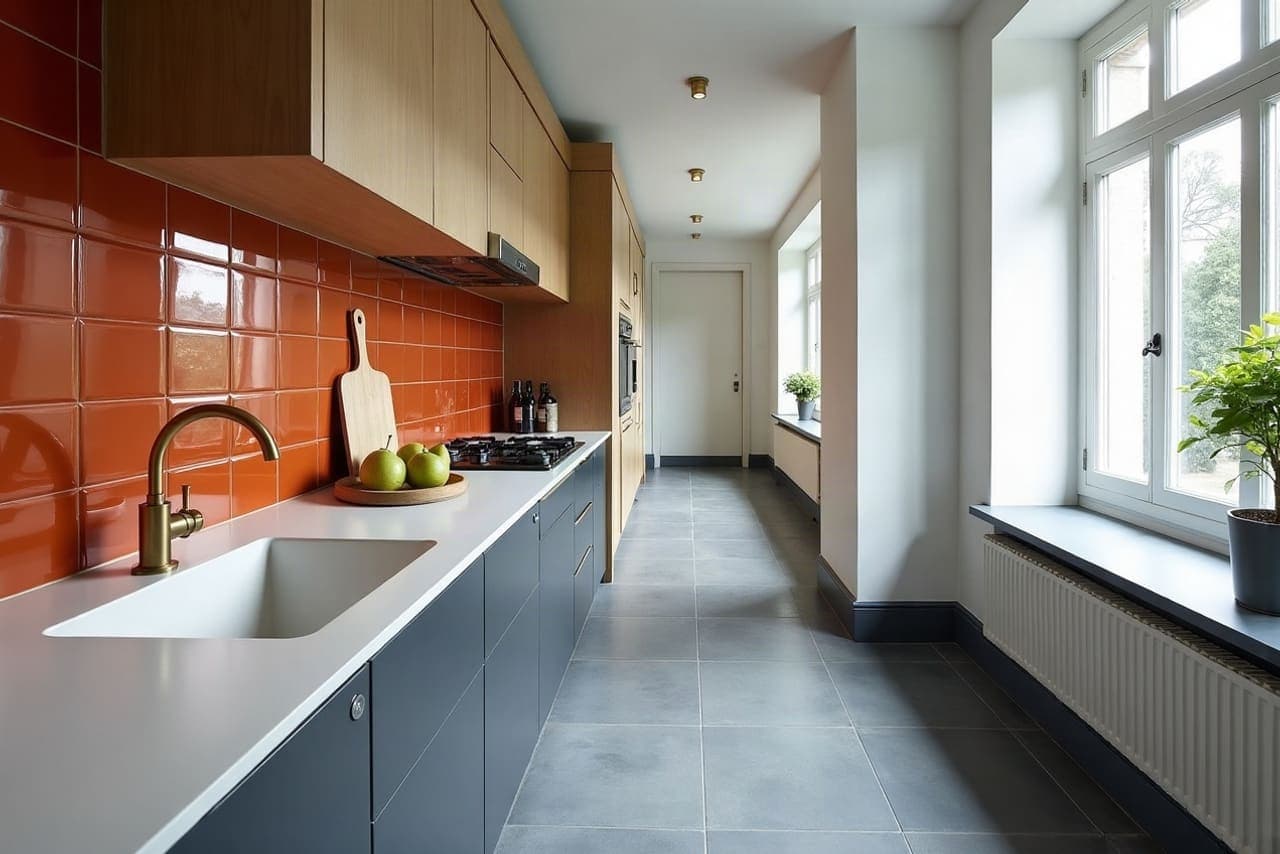 Rénovation d'un carrelage de cuisine dans une maison de Lallaing